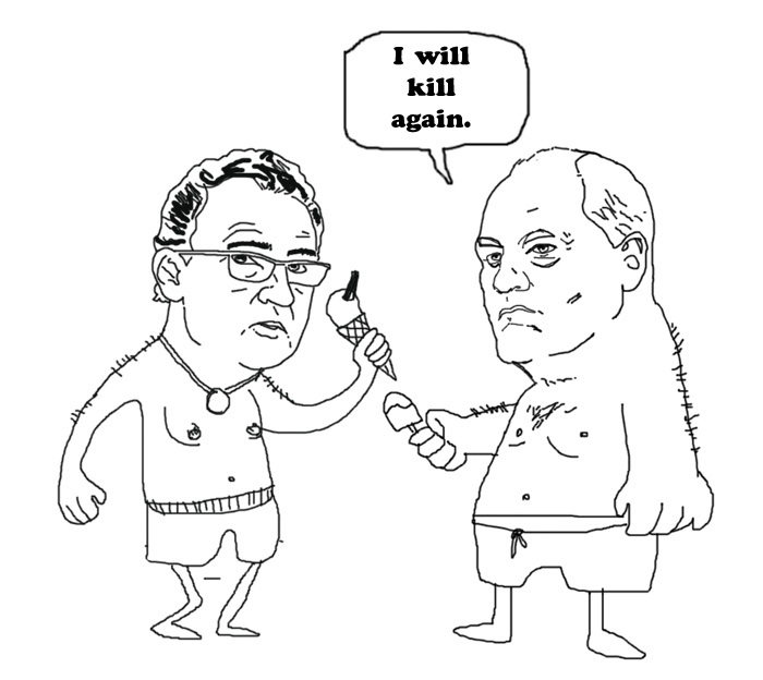 Martin O'Neill and Martin Jol. 