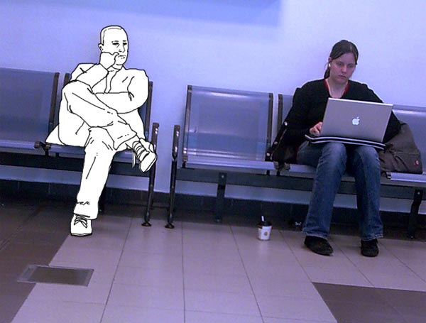 Invisible at Berlin airport