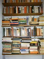 Some books in my mum's house