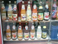 Fruit juices. And reflections.