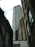 Buildings make me feel small.