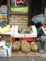 Some jackfruit in a grocers in Bethnal Green