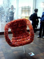 A chair. Is it art? Is it comfortable?