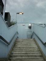Haringay train station. Desolate.