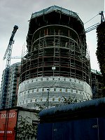 A depressing building in Docklands.