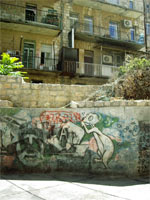 Graffiti in Jerusalem. It's not all history and suicide bombs. 