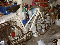 A bike in the cellar