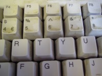 A very grubby keyboard. Yes.