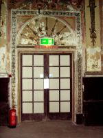 A disused theatre in Alexandra Palace.