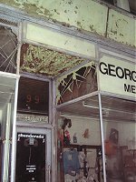 An old tailor's shop in Myddleton Road. 