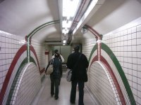 A central London tube station