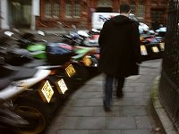 Everyone is in a hurry.