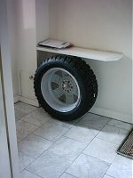 One day a giant wheel just appeared. 