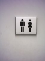 The toilets at work. Beautiful design, no?